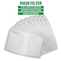 5 Layers PM2.5 Mask Filter PM2.5交換可能な5層アンチヘイズフィルター