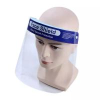 Transparent Full Face Shield Plastic透明な調整可能なフルフェイスシールドプラスチック