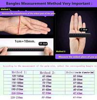 Find right bangle size for your hand手に合ったバングルサイズ選び方法