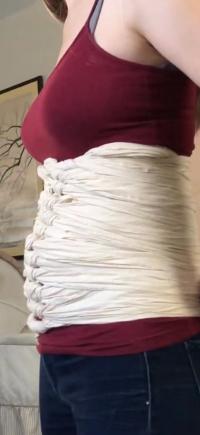 Postpartum Belly Binding, Tummy Binding fabric